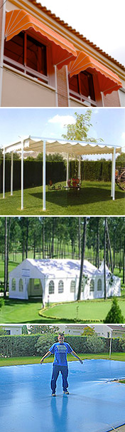 Fabricaci&oacute;n, venta e instalaci&oacute;n de toldos, p&eacute;rgolas, carpas, lonas y cobertores de piscinas en Burgos.